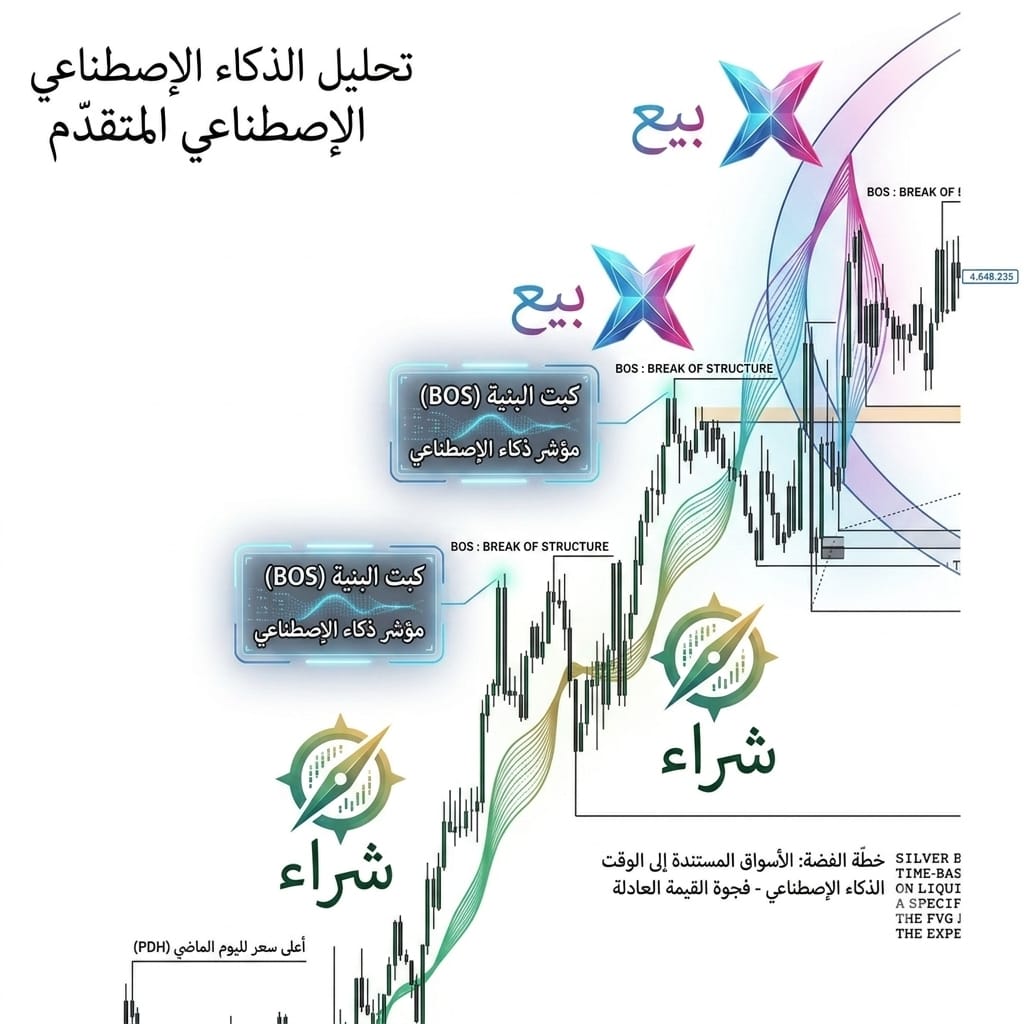 مؤشر الذكاء الاصطناعي للتداول الذكي - مستويات TP و SL